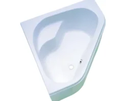 Badewanne OTTOFOND Minerva 135 x 135 cm weiß glänzend glatt 850801