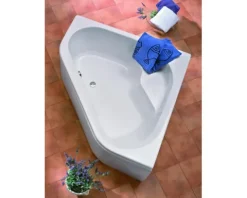 Badewanne OTTOFOND Minerva 135 x 135 cm weiß glänzend glatt 850801