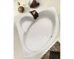 Badewanne OTTOFOND Pamir 151 x 151 cm weiß glänzend glatt 923001