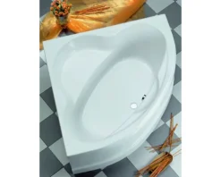 Badewanne OTTOFOND Samba 140 x 140 cm weiß glänzend glatt 851001