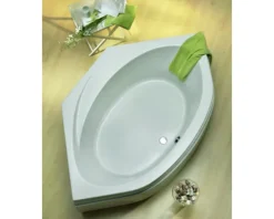 Badewanne OTTOFOND Saskia 150 x 150 cm weiß glänzend glatt 914001