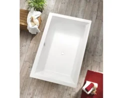 Badewanne OTTOFOND Space 120 x 190 cm weiß glänzend glatt 705501
