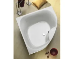 Badewanne OTTOFOND Tirana 150 x 150 cm weiß glänzend glatt 861401