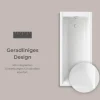 Badewanne Schulte Como 170x75 cm Komplettset mit Wannenträger und Ab- und Überlaufgarnitur