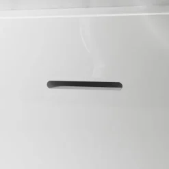Badewanne Schulte Rio Canto links 1700x750 mm weiß inkl. Ablaufgarnitur Push-Up, Chrom