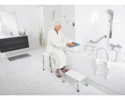 Badhocker Ridder Premium rund Go weiß