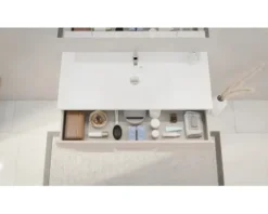 Badmöbel-Set FACKELMANN B.clever 120 cm mit Waschtisch Alaska Esche