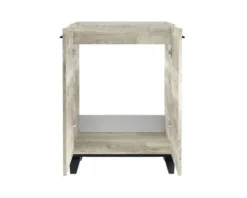 Badmöbel-Set FACKELMANN TE-A BxHxT 612 x 1019 x 400 mm Frontfarbe eiche natur mit Keramikwaschtisch
