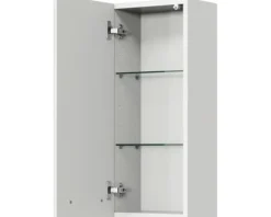 Badmöbel-Set Pelipal Kumba BxHxT 167 x 200 x 50 cm Frontfarbe weiß glanz 5-teilig und mehr mit Mineralguss-Waschtisch weiß, Midischrank, Unterschrank und Wandschrank 99.1070125093