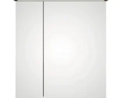 Badmöbel-Set Pelipal Sunline 105 BxHxT 69 x 200 x 48,5 cm Frontfarbe Eiche riviera mit Keramik-Waschtisch Waschtischunterschrank und Spiegelschrank mit LED-Beleuchtung