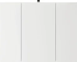 Badmöbelset 3-teilig Pelipal Serie 4035 BxHxT 90 x 200 x 45 cm Frontfarbe weiß mit Waschtisch Keramik weiß und Keramik-Waschtisch Waschtischunterschrank Spiegelschrank mit LED-Beleuchtung 40350900121150
