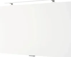 Badmöbelset 3-teilig Pelipal Serie 4035 BxHxT 120 x 200 x 45 cm Frontfarbe weiß mit Waschtisch Keramik weiß und Keramik-Doppelwaschtisch Waschtischunterschrank Spiegel mit LED-Beleuchtung 40351200122150