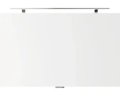 Badmöbelset 3-teilig Pelipal Serie 4035 BxHxT 120 x 200 x 45 cm Frontfarbe weiß mit Waschtisch Keramik weiß und Keramik-Doppelwaschtisch Waschtischunterschrank Spiegel mit LED-Beleuchtung 40351200122150