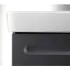 Badmöbel-Set DURAVIT No.1 BxHxT 80 x 200 x 45 cm Frontfarbe graphit mit Waschtisch weiß und Waschtischunterschrank mit Innenschubkasten Spiegelschrank mit LED-Beleuchtung N10169049490000