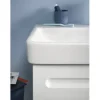 Badmöbel-Set DURAVIT No.1 BxHxT 80 x 200 x 45 cm Frontfarbe weiß mit Waschtisch weiß und Waschtischunterschrank Spiegelschrank mit LED-Beleuchtung N10159018180000