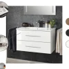 Badmöbelset FACKELMANN B.perfekt 60 cm mit Waschtisch Dark Oak