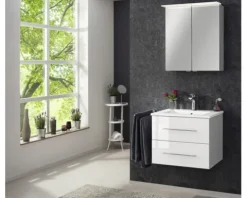 Badmöbelset FACKELMANN B.perfekt 60 cm mit Waschtisch weiß