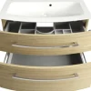 Badmöbel-Set FACKELMANN B.Style 83,2 cm Sand Eiche/Sand Eiche
