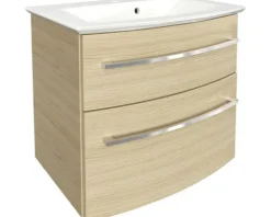 Badmöbel-Set FACKELMANN B.Style 63,2 cm Sand Eiche/Sand Eiche