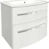 Badmöbel-Set FACKELMANN B.Style 63,2 cm Weiß/Weiß