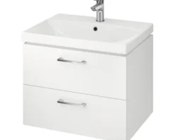 Badmöbelset Lara City 60 cm mit Waschtisch weiß