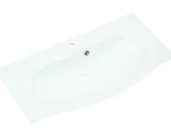 Badmöbel-Set Pelipal Serie 4005 BxHxT 212 x 200 x 49,1 cm Frontfarbe grau hochglanz Badmöbelset 5-teilig und mehr mit Waschtisch Glas weiß und Glaswaschtisch Spiegelschrank mit LED-Beleuchtung Waschtischunterschrank Hochschrank Wandschrank Unterschrank