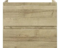 Badmöbelset 3-teilig Pelipal Serie 4035 BxHxT 60 x 200 x 45 cm Frontfarbe eiche riviera mit Waschtisch Keramik weiß und Keramik-Waschtisch Waschtischunterschrank Spiegelschrank mit LED-Beleuchtung 40350600121470