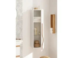 Badmobil Midischrank Agitar BxHxT 33 x 110 x 30 cm weiß