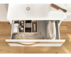 Badmobil Waschtischunterschrank Agitar BXHXT 69 x 50,5 x 39,5 cm weiß ohne Waschtisch