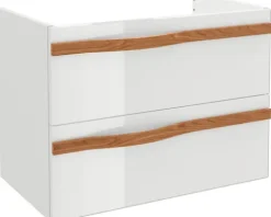 Badmobil Waschtischunterschrank Agitar BXHXT 69 x 50,5 x 39,5 cm weiß ohne Waschtisch