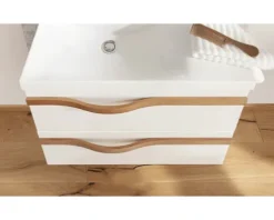 Badmobil Waschtischunterschrank Agitar BXHXT 69 x 50,5 x 39,5 cm weiß ohne Waschtisch