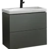 Badmobil Waschtischunterschrank Craft BxHxT 63 x 54 x 36 cm Frontfarbe grün matt