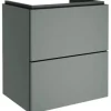 Badmobil Waschtischunterschrank Craft BxHxT 49 x 54 x 36 cm Frontfarbe grün matt