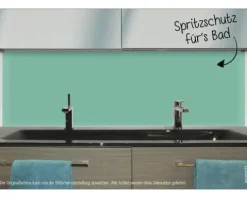 Badrückwand mySPOTTI aqua mint 90x45 cm
