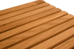 Badregal Holz Mariella Badezimmerregal hoch Regalturm Teak Massivholz Regal premium 128 cm