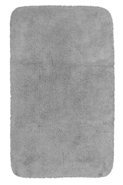 Badteppich Baumwolle Ole Hellgrau OEKO-TEX 70x120 cm