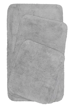 Badteppich Baumwolle Ole Hellgrau OEKO-TEX 70x120 cm