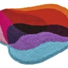 Badteppich Grund Karim Rashid 60 x 60 cm blau rot