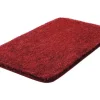 Badteppich Grund Melange 50 x 110 cm rubin