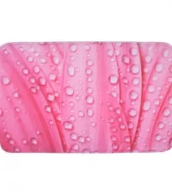 Badteppich Pink Flower 50 x 80 cm