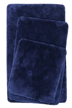 Badteppich Porto Azzurro Dunkelblau OEKO-TEX 70x120 cm