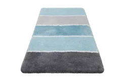 Badteppich Rio Marina Türkis-grau OEKO-TEX 70x120 cm
