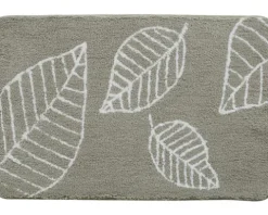 Badteppich spirella LEAF 90 x 60 cm taupe