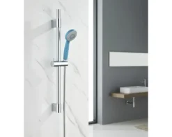 basano Handbrause Ø 8 cm 3 fach verstellbar blau