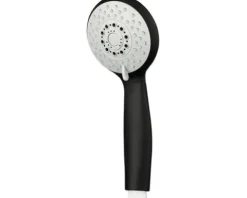 basano Handbrause Ø 8 cm 3 fach verstellbar schwarz matt