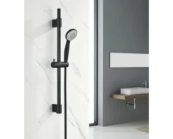 basano Handbrause Ø 8 cm 3 fach verstellbar schwarz matt