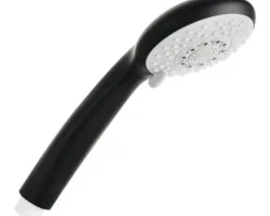 basano Handbrause Ø 8 cm 3 fach verstellbar matt schwarz