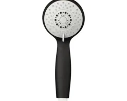 basano Handbrause Ø 8 cm 3 fach verstellbar matt schwarz