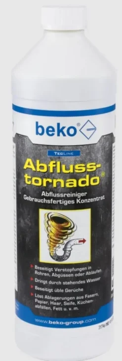Beko Abflusstornado TecLine Konzen.1l gebrauchsfertig - 1 Flasche