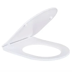 Belvit Spülrandloses Hänge Dusch-WC Komplettset mit Taharet Kalt/-Warmwasserarmatur inkl. Vorwandelement, Softclose WC-Sitz und Drückerplatte weiß